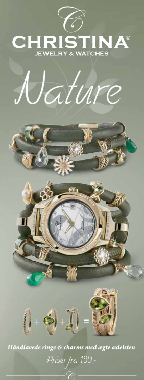 Natursmycken från Christina Jewelry & Watches på Ur-Tid.dk
