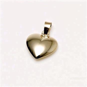 Guldvedhæng - hjerte 8 kt.