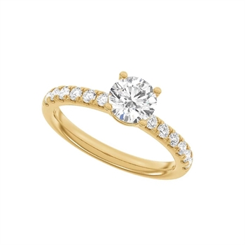 Siersbøl Classic Luxury by Siersbøl Ringa , med i alt 1,4 ct Top Wesselton / SI