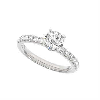 Siersbøl Classic Luxury by Siersbøl Ringa , med i alt 1,4 ct Top Wesselton / SI