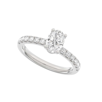 Siersbøl Classic Luxury by Siersbøl Ringa , med i alt 1,4 ct Top Wesselton / SI