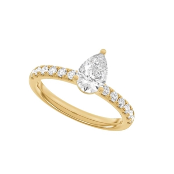 Siersbøl Classic Luxury by Siersbøl Ringa , med i alt 1,4 ct Top Wesselton / SI