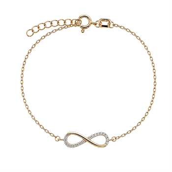 Endless 8 karat armbånd , från Aagaard