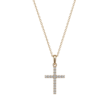 Blessed 8 karat vedhæng med forgyldt kæd, från Aagaard