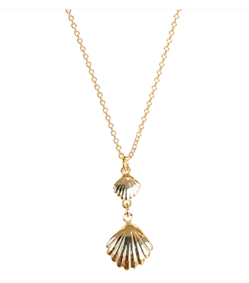 Aagaard Sea Bliss halsband i förgylld silver med snäckhänge
