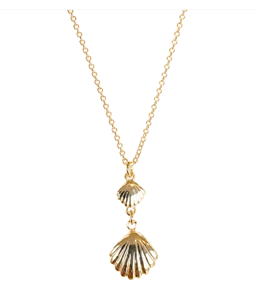 Aagaard Sea Bliss halsband i förgylld silver med snäckhänge