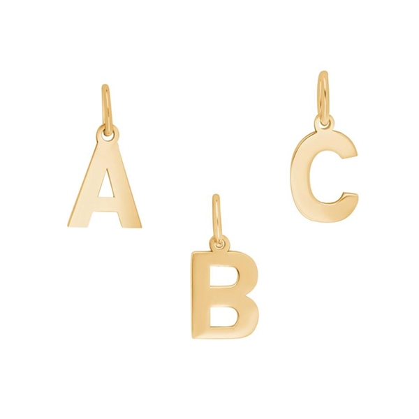 Forg. sølvvedhæng bogstav - A , från Siersbøl