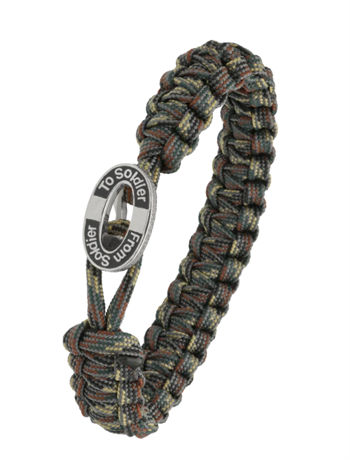 Aagaard From Soldier to Soldier Camouflage armband med Oval stållås