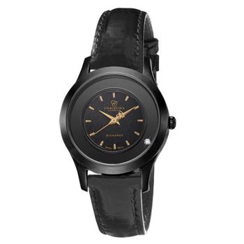 Model 300-BSBLBL Christina Collection Black Collect Schweizisk quartz dameur