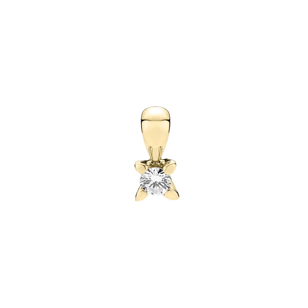 Vedhæng trekant med LG dia. 0,1CT TW.VS 8 karat