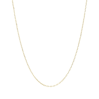 Facet anker kæde 0,25mm  38-42 cm 8 karat