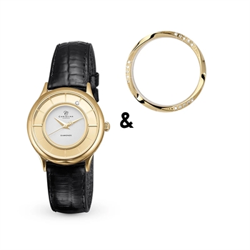 Christina Collection New Collect gold plated steel swiss quartz lady jewelry