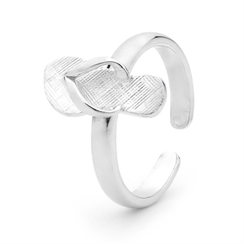 Fun sandal sterling silver teardrop