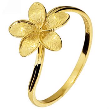 Gold flower finger ring*