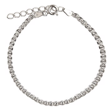Jeberg Jewellery Armband, model 4675-16-EXT-Silver