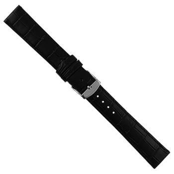 Black Calfskind watchstrap - 18 mm