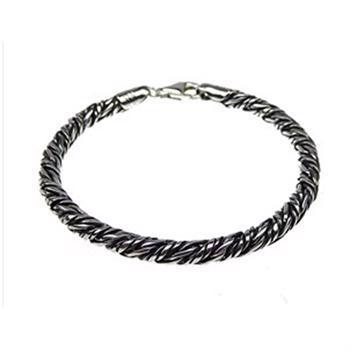 San - Link of joy Basic Silver Chains 925 sterling silver bracelet shiny, model 60202