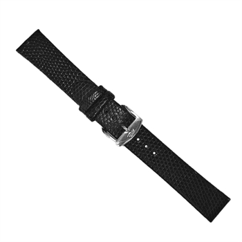 Black Lizard watchstrap - 10 mm