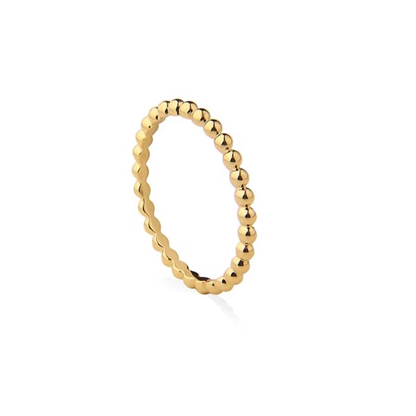 Forgyldt boble ring, Fra Jeberg Jewellery (str 58)