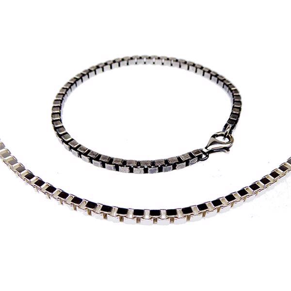 San - Link of joy Basic 925 Sterling Silver Necklace shiny, model 62001