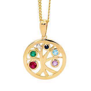 Bee Jewelry Tree of Life 9 ct gold Pendant blank, model 65618-Multi