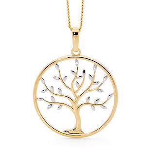 Bee Jewelry Tree of Life 9 ct gold Pendant blank, model 65681