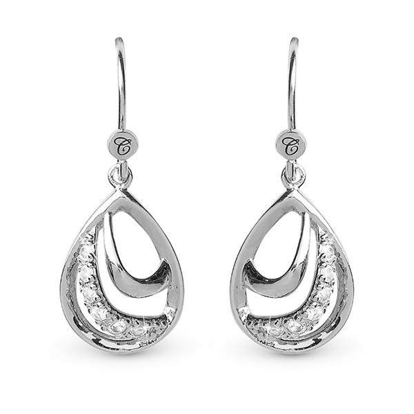 Christina Collect 925 sterling silver Organic moves Beautiful earrings, also available in gold plated, model 670-S08