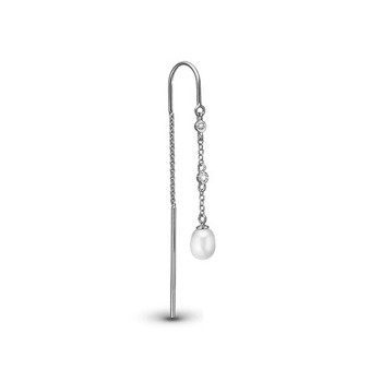 Pearl drops sølv Øreringe fra Christina Jewelry