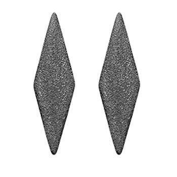 Christina Jewelry Collect 925 sterling silver My Shooting Star Dark elongated shooting star earrings, model 671-B41