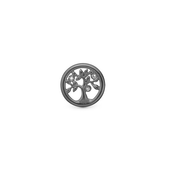 Tree of Life, Sort rutheneret Øreringe, fra Christina Jewelry