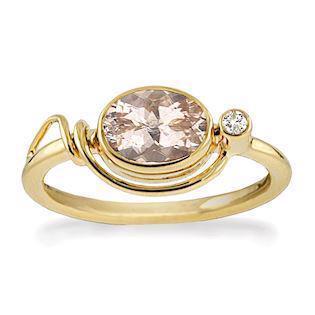 Rabinovich Sunrise GOLD Collection 14 carat gold Finger ring shiny, model 67950339
