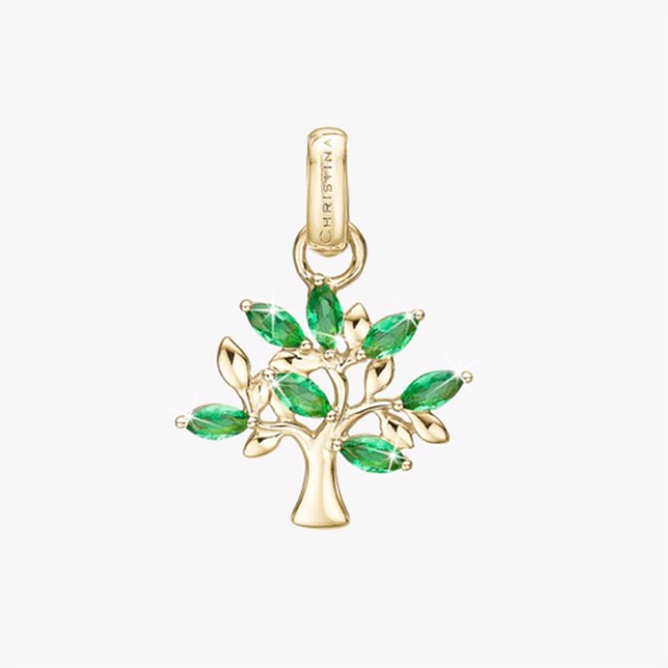 Christina Jewelry Family Tree of Green Life halssmycke, model 680-G119