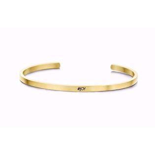 GSD Key Moments "JOY" stainless steel Ladies bracelet gold coloured, model 8KM-B00368