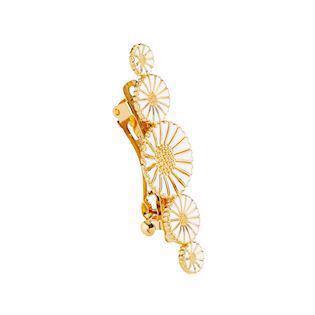 Lund Copenhagen Marguerite metal hair clip gold plated, 7,5 mm, 11 mm and 18 mm, model 900019-M