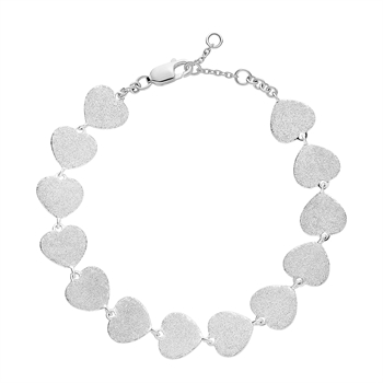 Armbånd hjerte sterling sølv