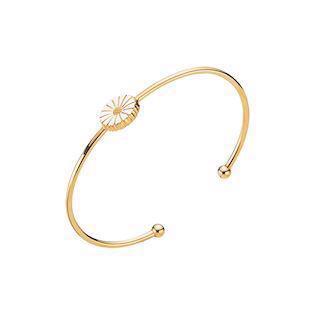 Lund Copenhagen 11 mm daisy ring with 24 carat gold plated surface, model 9035003-M