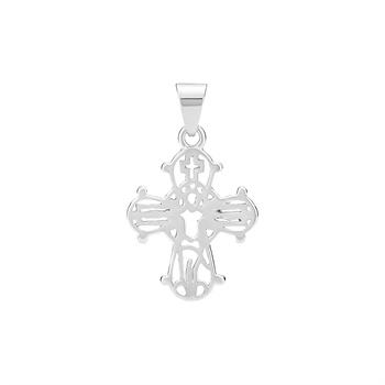Vedhæng dagmarkors åbnet 14x12mm sterling sølv