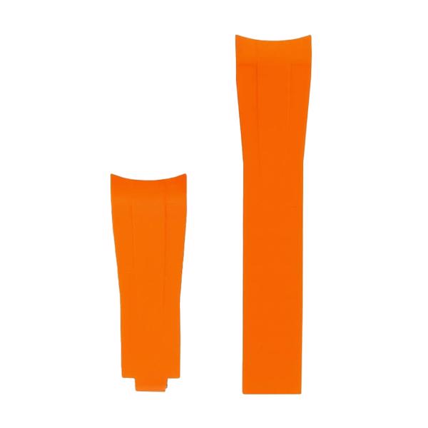 Orange Rubber watchstrap - 20 mm