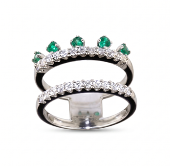 Moraglione Margherita Ringa, med 0,40 ct & 0,51 ct