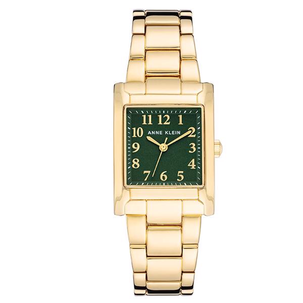 Model AK3954GNGB Anne Klein The gold Band Green Miyota quartz dameur