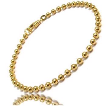 14 carat ball chain bracelet and necklace of 2.0 and 3.0 mm