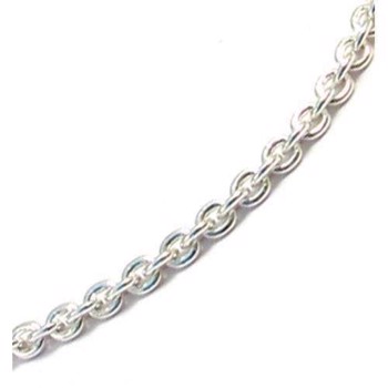 Anchor round - 925 sterling silver - Available in several widths and lengths