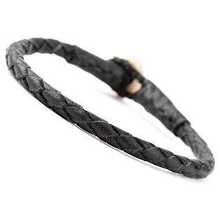 BeChristensen ABBA Handwoven Sami Bracelet in black