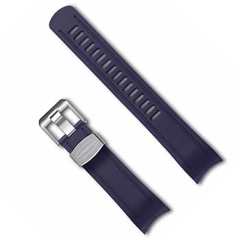 Crafter Blue navy /red lyxigt klockarmband til Seiko SKX og Sport 5 och välj mellan, silver, guld eller svart spänne