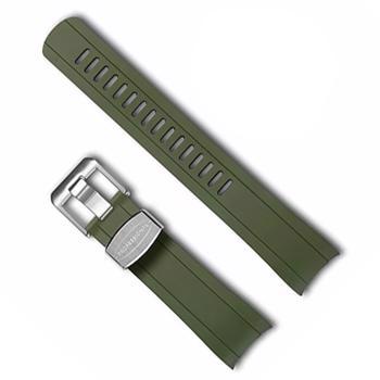 Crafter Blue grön lyxigt klockarmband til Seiko SKX og Sport 5 och välj mellan, silver, guld eller svart spänne