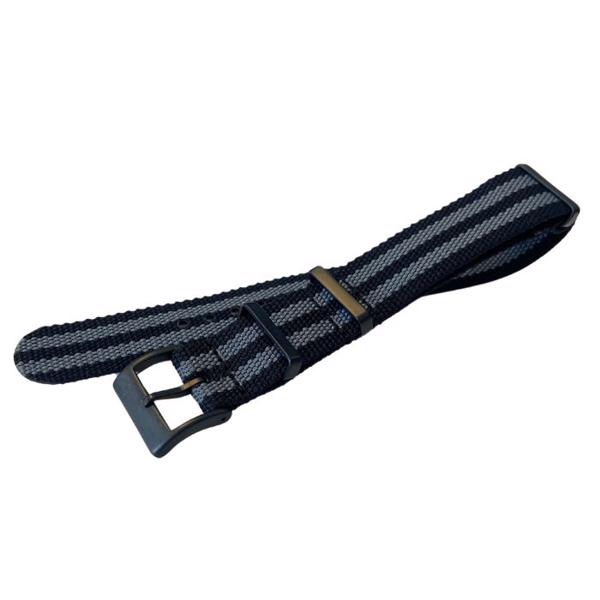 Black Canvas watchstrap - 18 mm