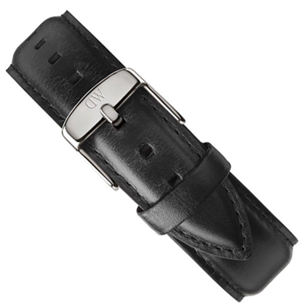 Daniel Wellington Classic Sheffield urrem 20 mm i svart läder
