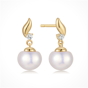 Sølvforgyldt ørestikker, från Støvring Design