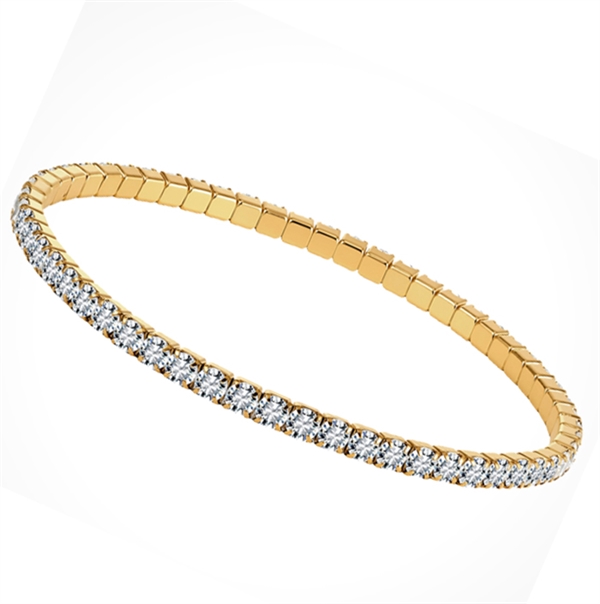 Stål forgyldt armbånd, från Støvring Design