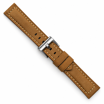 Cognac Vintage leather watchstrap - 20 mm